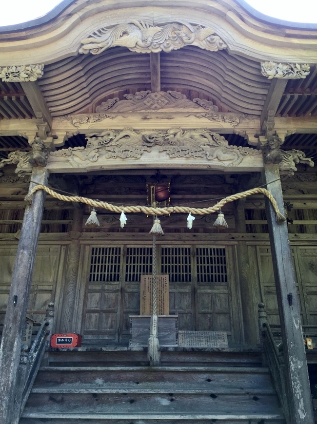 戸田柿本神社の拝殿