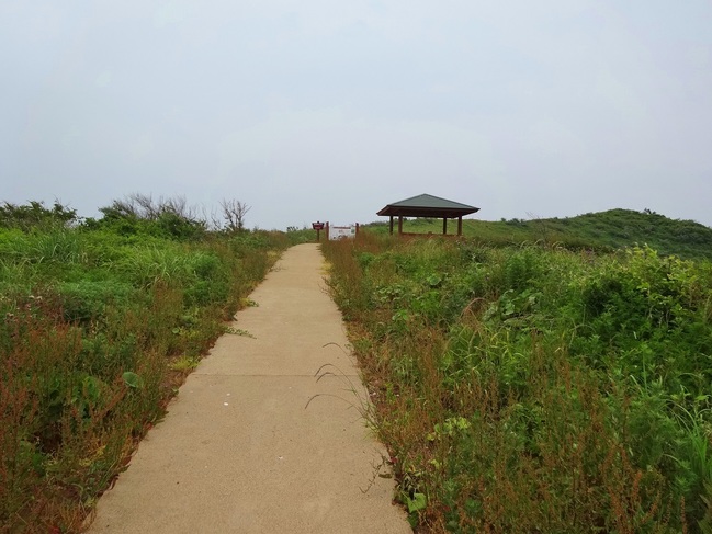 島津島遊歩道の東屋