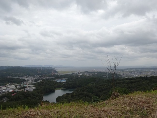 山頂から（中海方面）