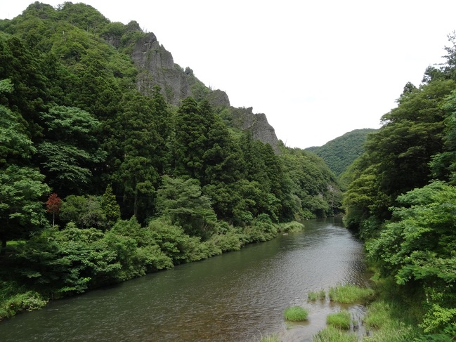 立久恵峡の渓谷美