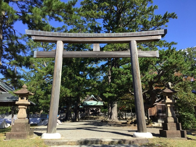 水若酢神社（二の鳥居）