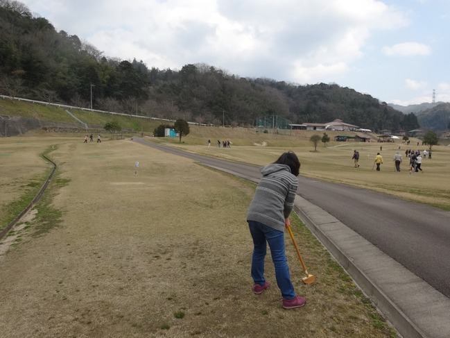 グラウンド・ゴルフ挑戦中