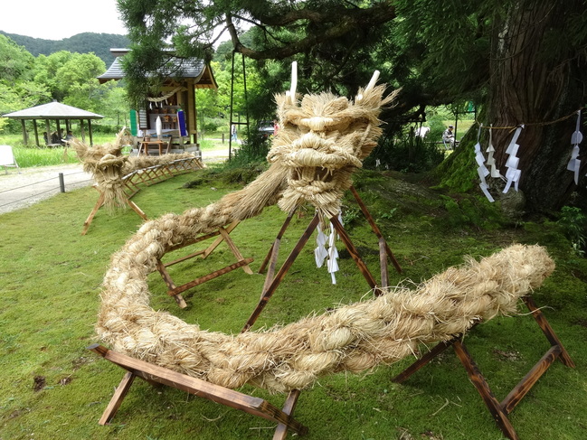 水源祭の藁龍