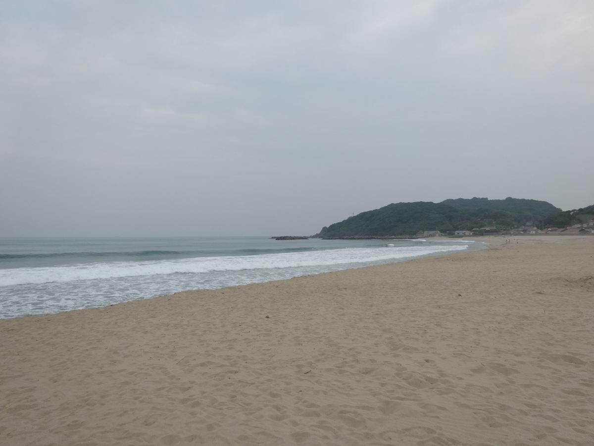 風景だけではなく、海水浴場としての立地も最高。