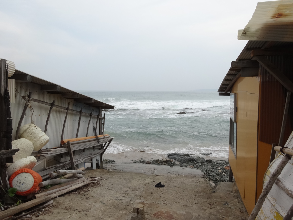 ここは穴場的な海水浴場かも…。