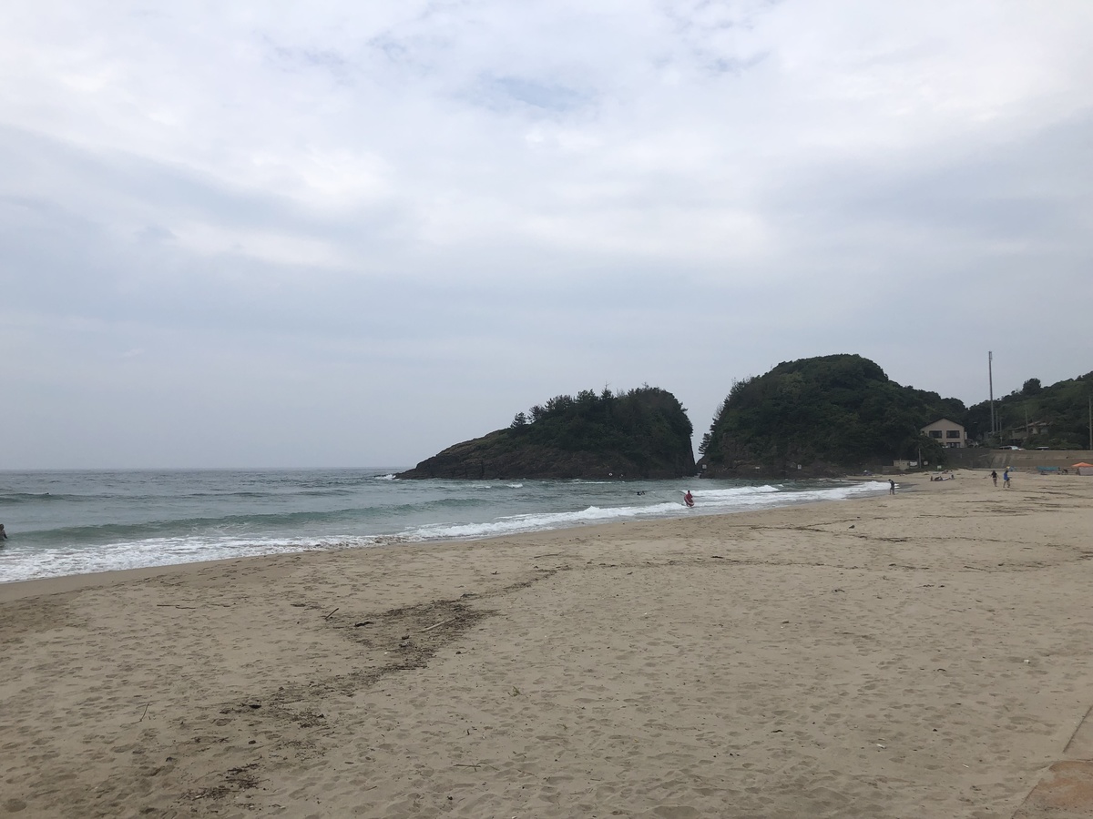 JR黒松駅から徒歩5分ほどのところにある海水浴場。