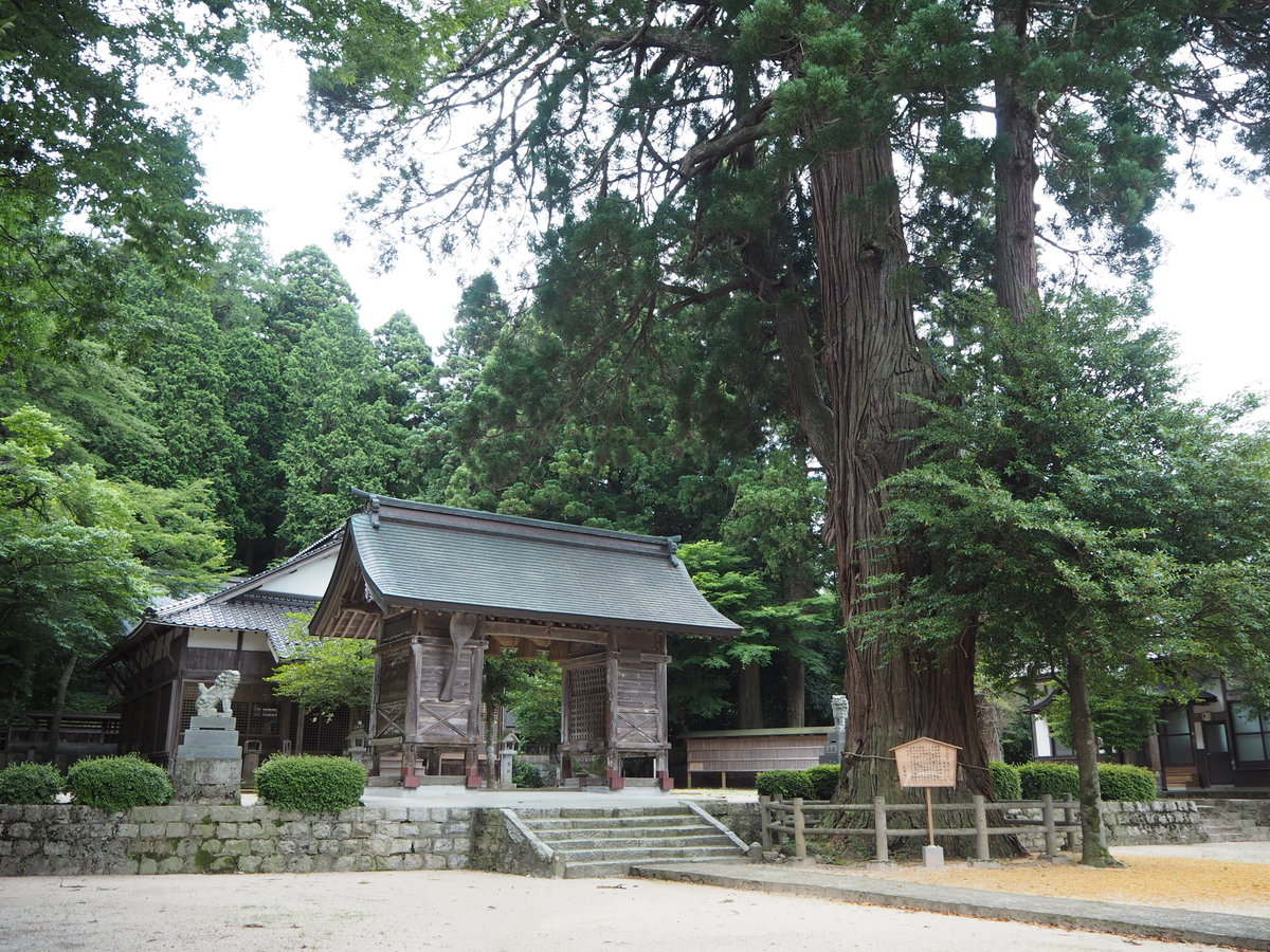 島根県特別神社 由來八幡宮 。