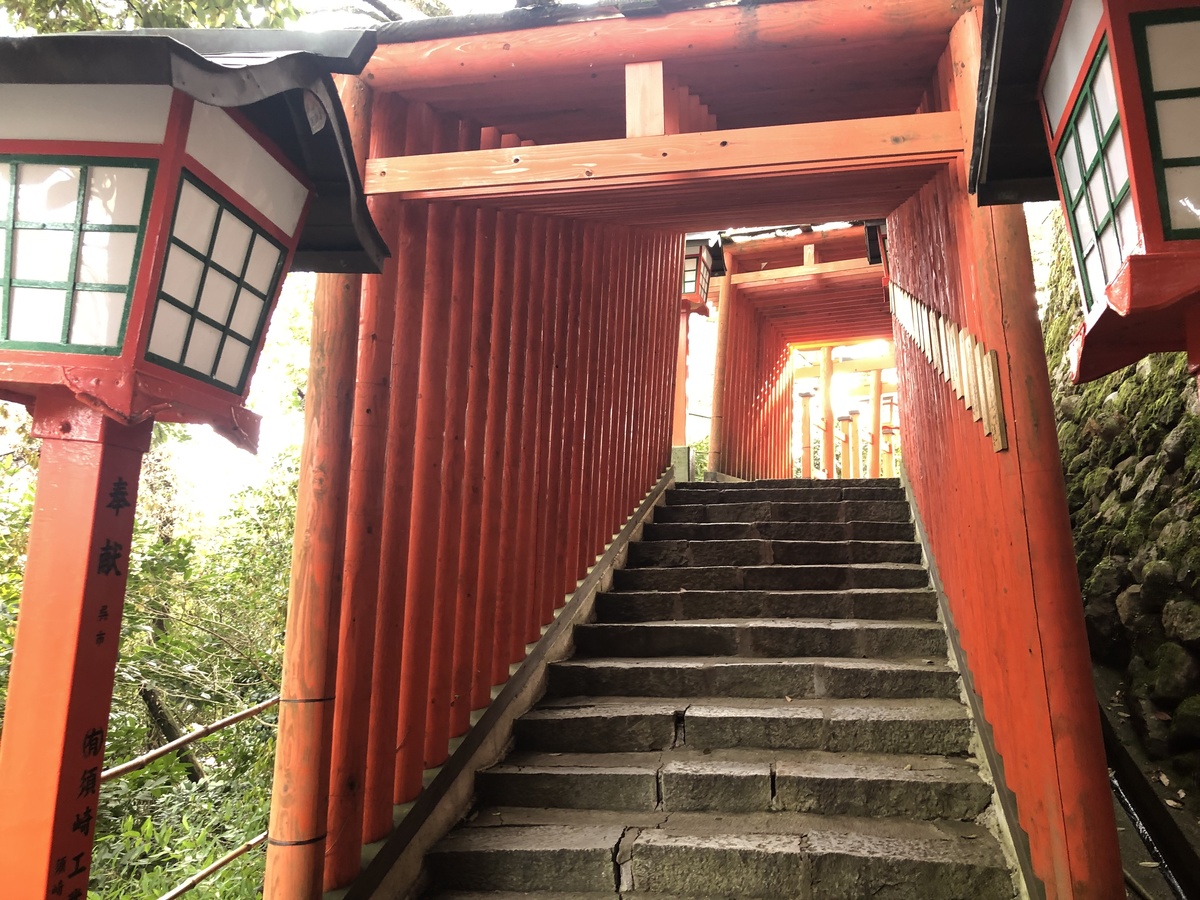 太皷谷稲成神社の鳥居