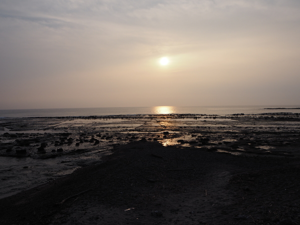 畳ヶ浦夕景