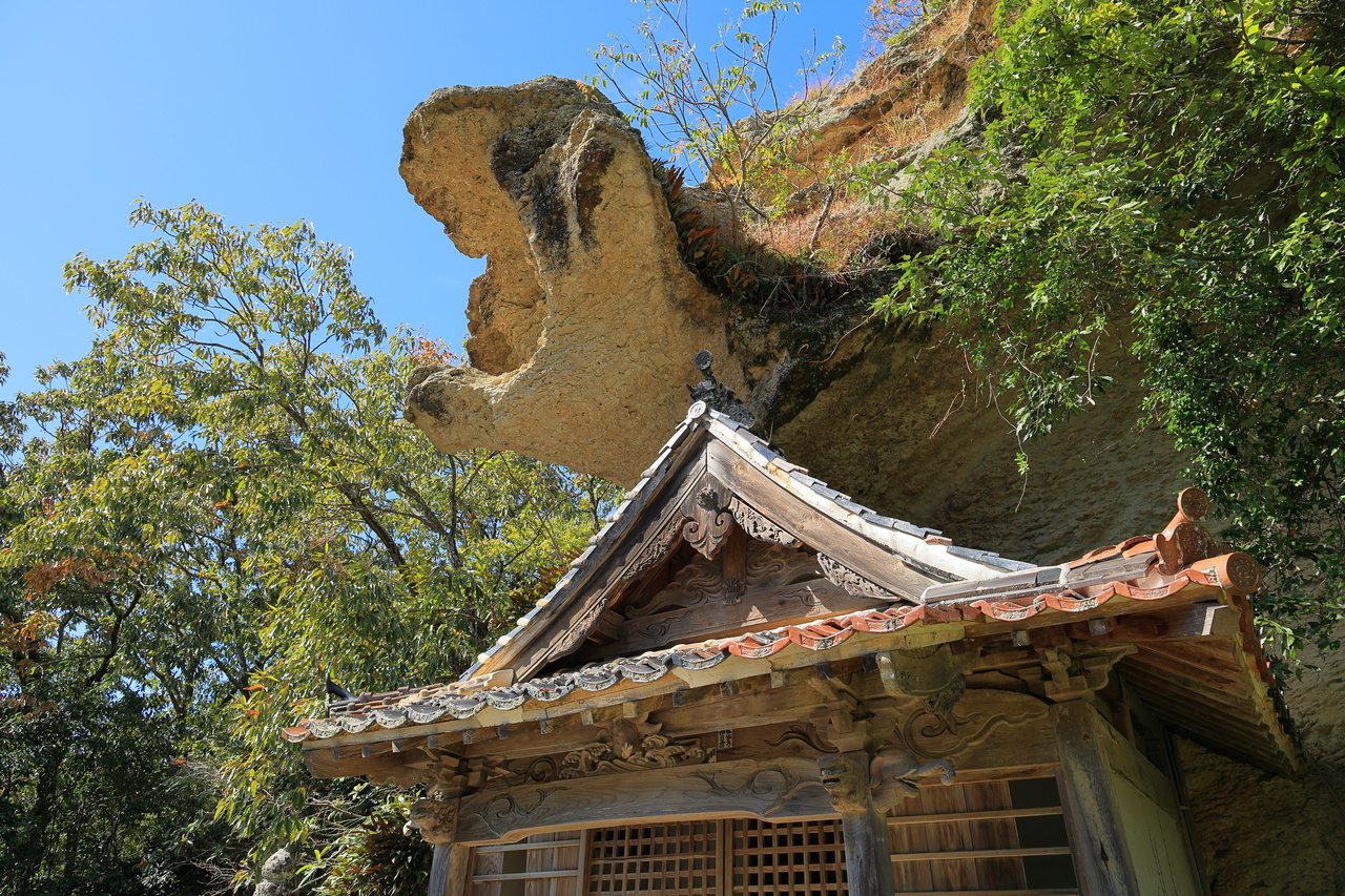 龍岩が今にも飛んで行きそうです！