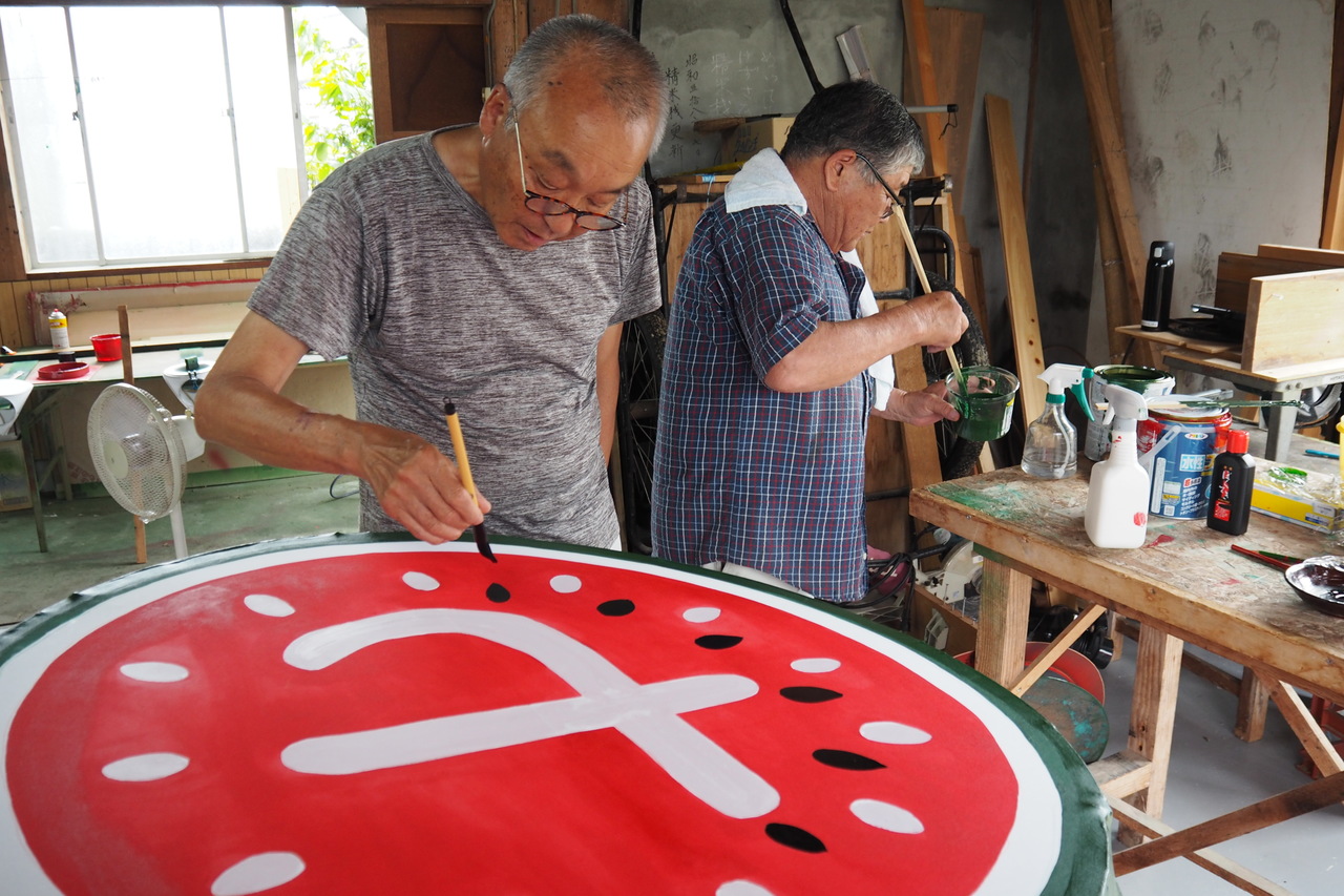 種付け作業