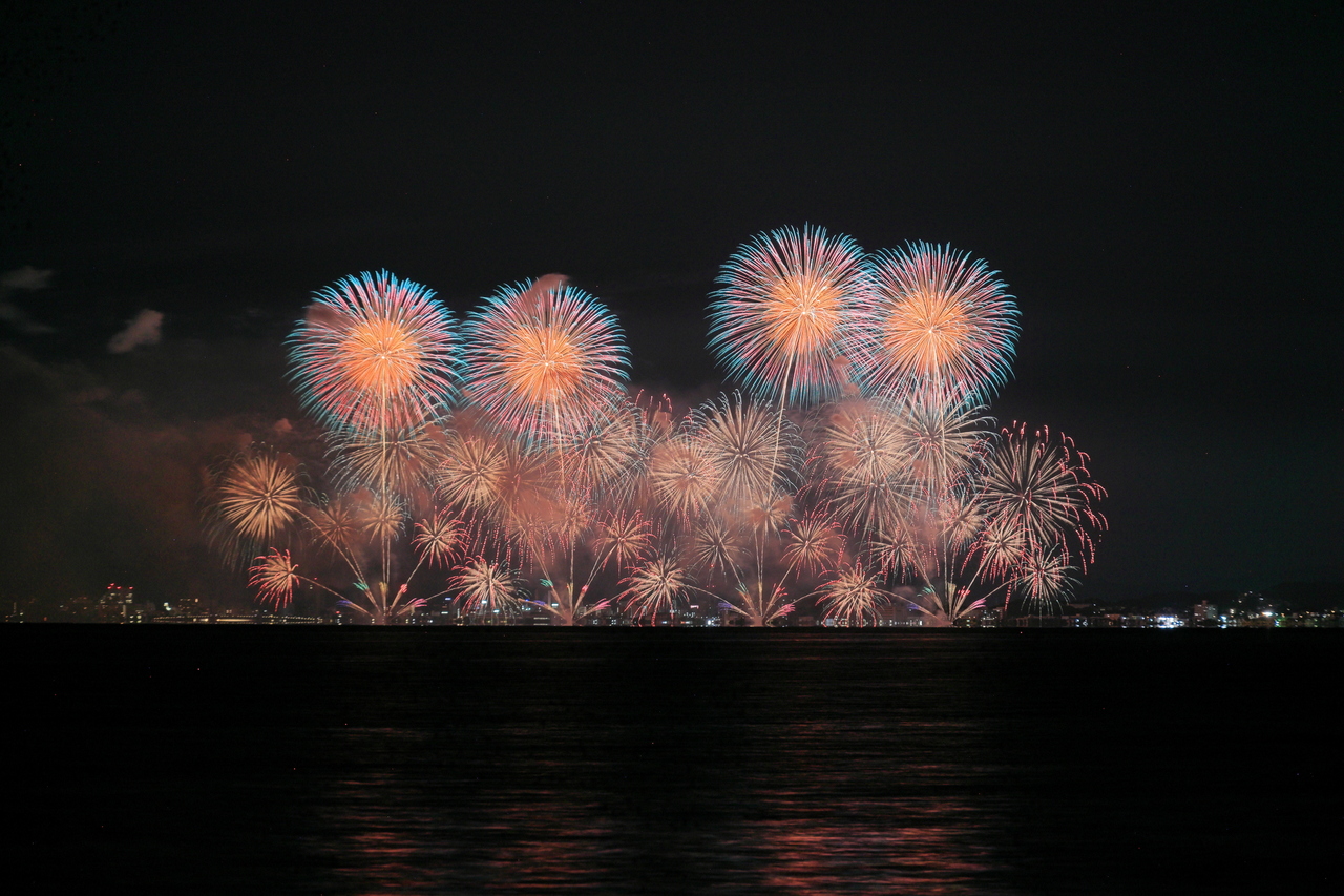 松江水郷祭湖上花火大会