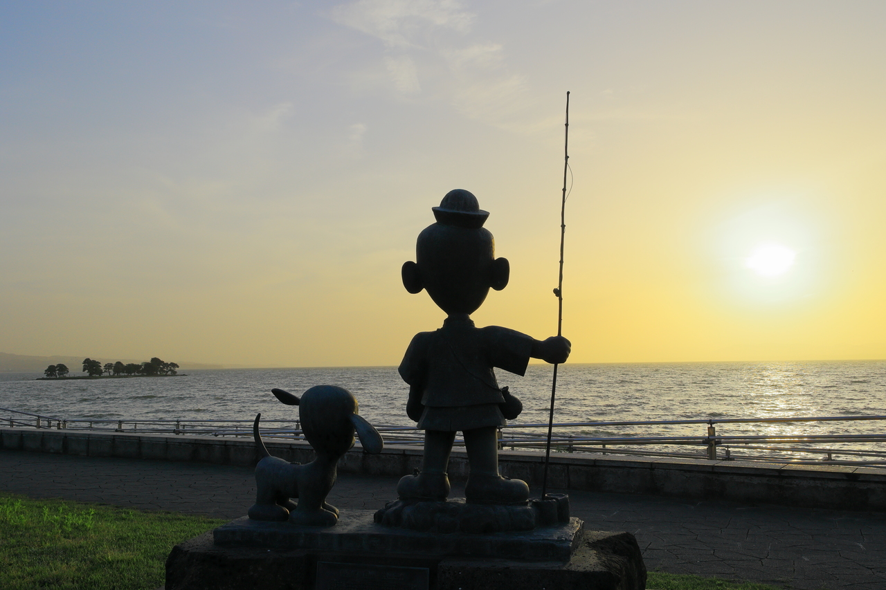 宍道湖の夕日