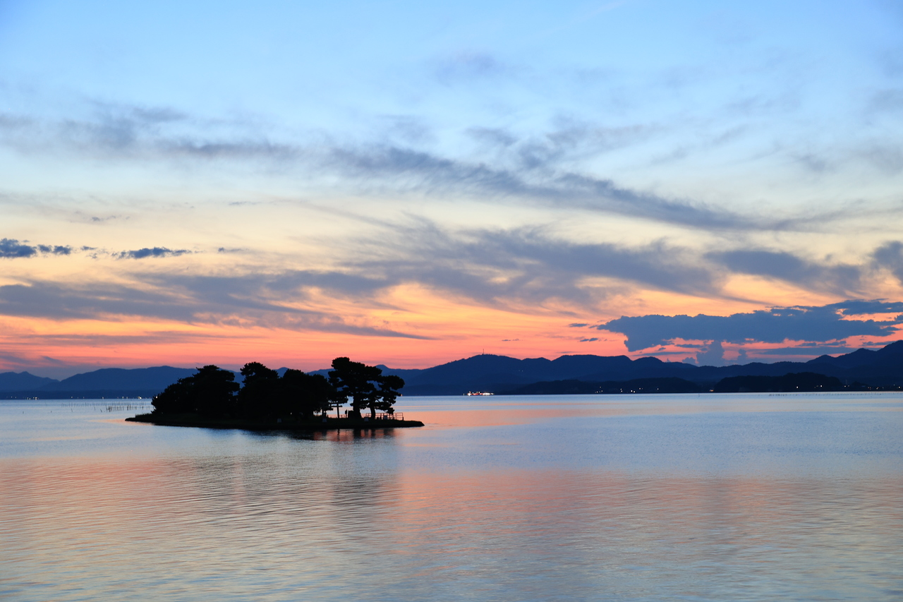 宍道湖の夕日