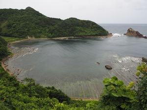 島根町・須々海（すすみ）海岸の洗濯岩