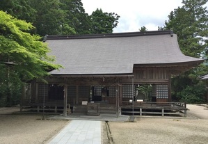 須佐神社の拝殿
