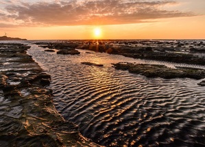 石見畳ヶ浦の夕日